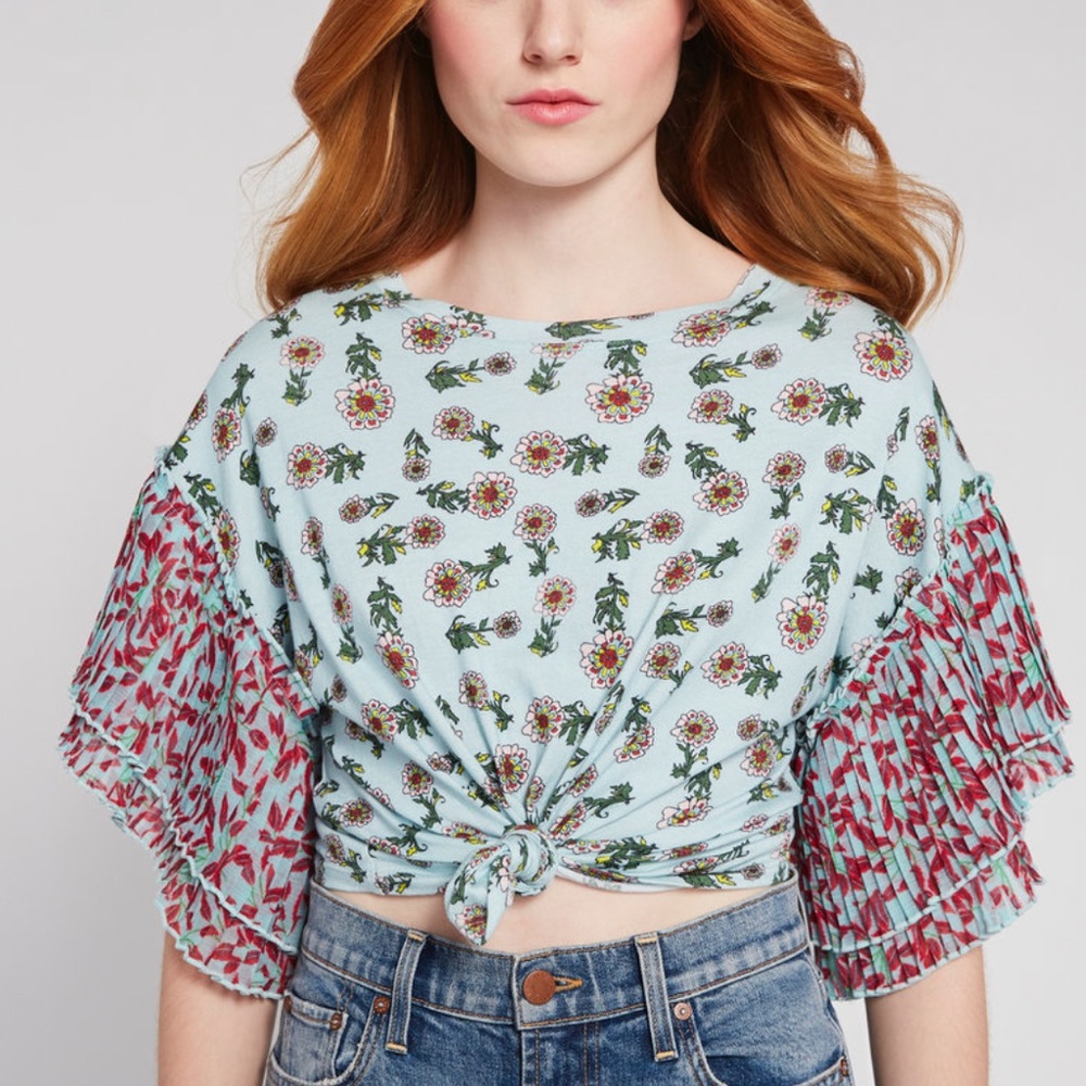 NANCI FLORAL PRINT TEE ❤️